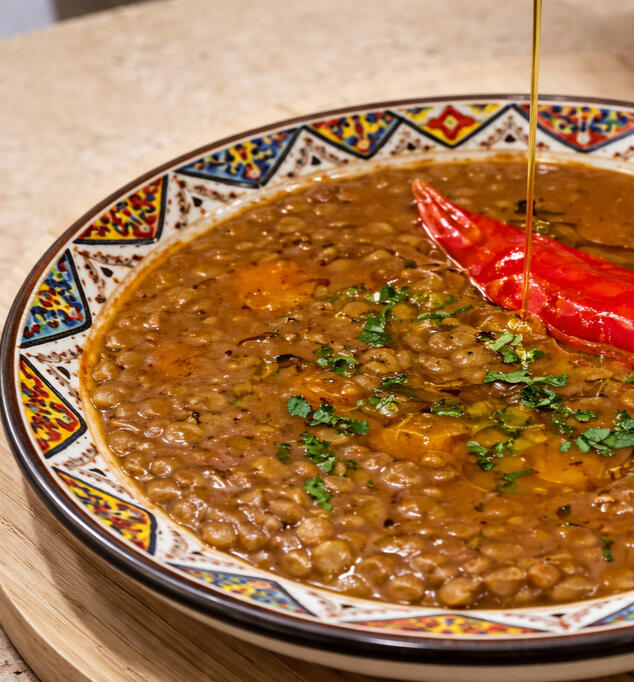Soupe de lentilles